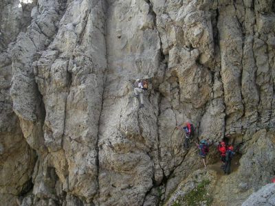 012-Aufstieg zum Masare-Klettersteig